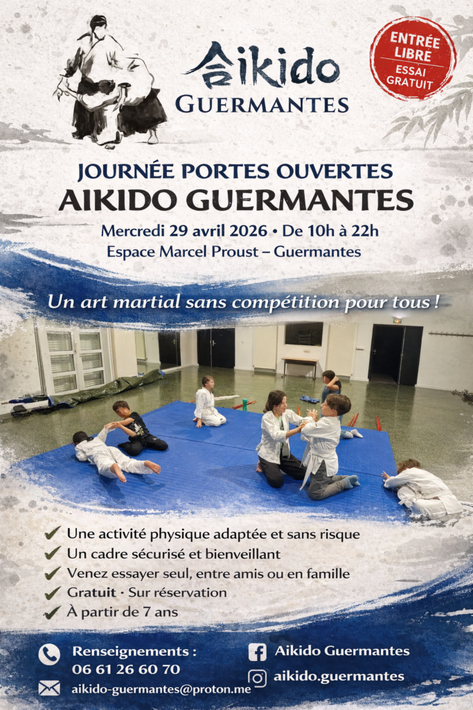 Porte ouverte adultes enfants aikido Guermantes avril 2026 